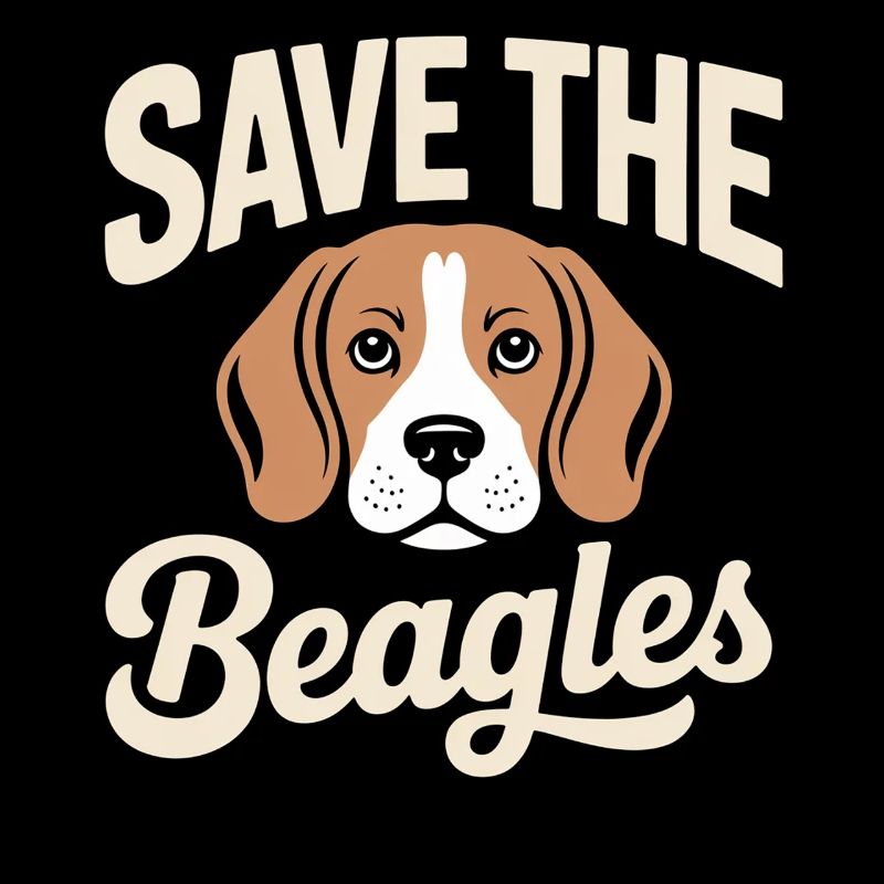 Sauvez les Beagles Beagle Face Tee