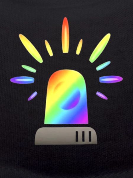 Regenbogen Sirene Warnleuchte
