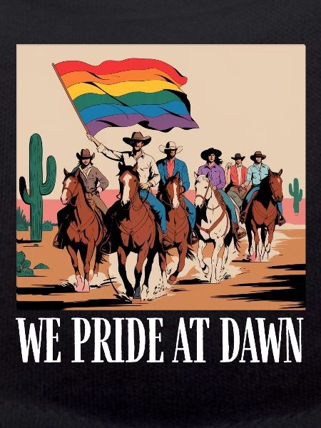Pride at Dawn: Western Flag Ride