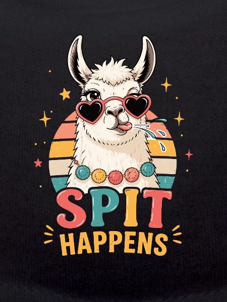 Llama Spit Happens Shirt
