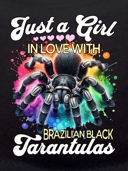 Girl Black Tarantula