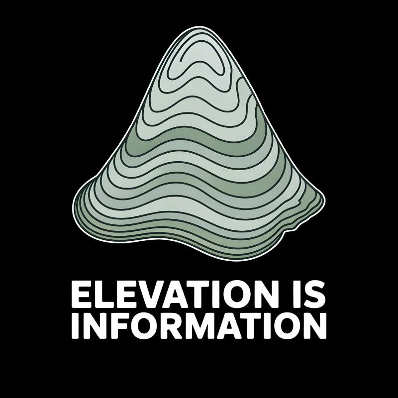 Elevation Is Information Topographic