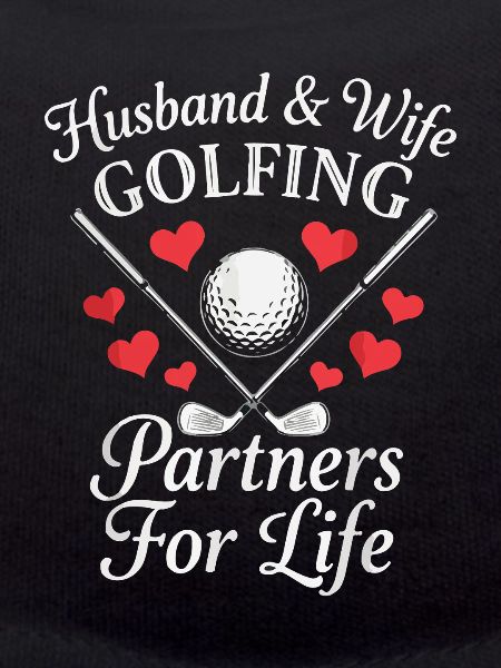 Ehepaar Golfpartner Für Immer