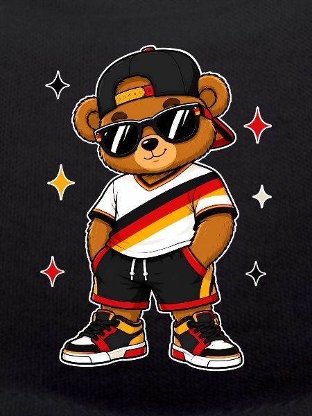 Germany Bear Sunglasses Flags Art