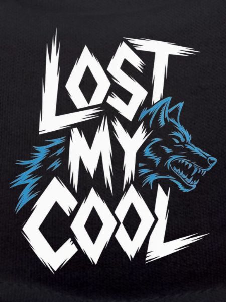 Lost My Cool Wolf Graphic