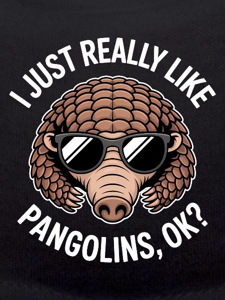 Pangolin Sayings Pine Cone Gift