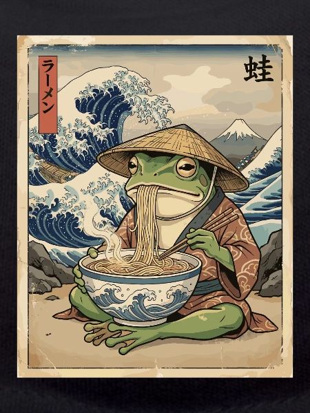 Frog Ukiyo Ramen Wave