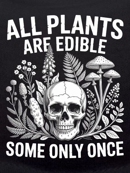 All Plants Edible Skull Design