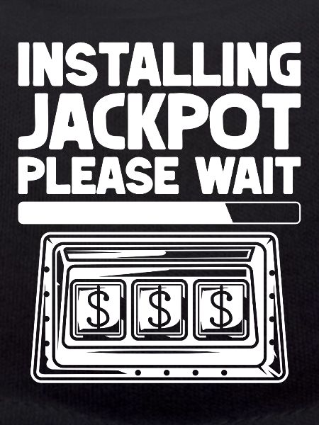 Casino Gambler Installing Jackpot Please Wait