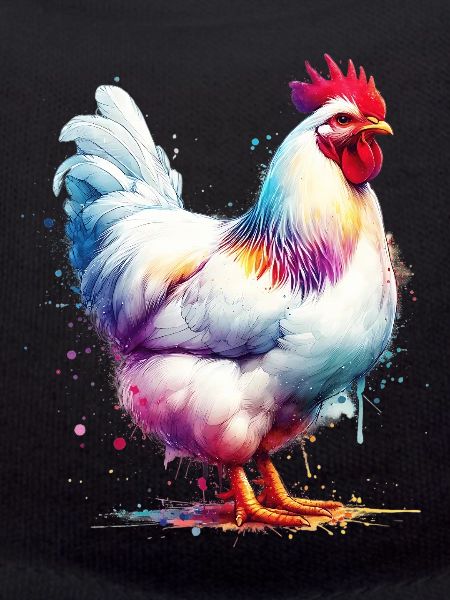 Leghorn Chickens Motif