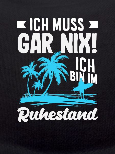 Ruhestand Strand Gar Nix