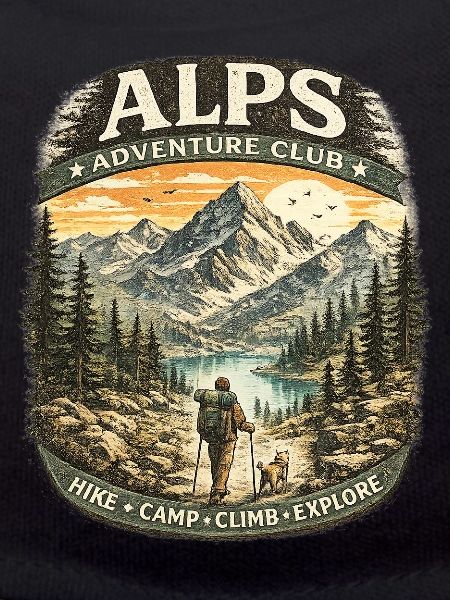 Alps Adventure Patch Mountains
