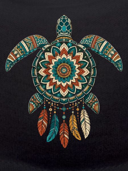 Sea Turtle Mandala Dreamcatcher Boho
