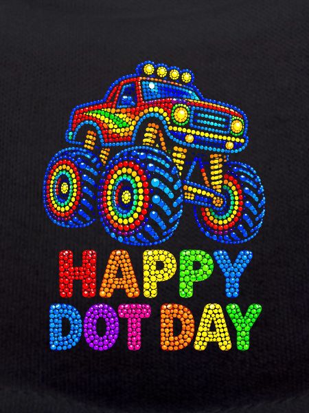 Happy Dot Day Monster Truck