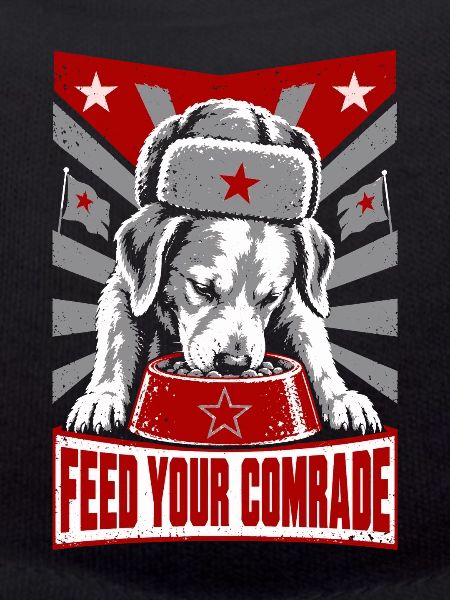 Kamerad Hund Futterbanner Propaganda