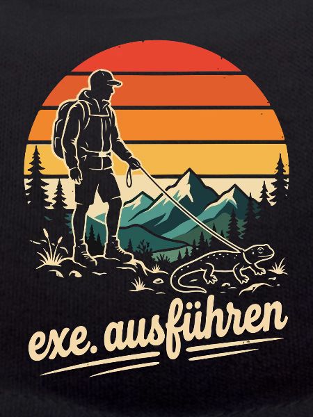 Programmierer Humor exe Echse ausführen