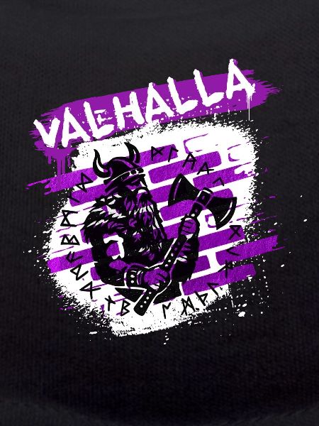 Valhalla Street Art Viking