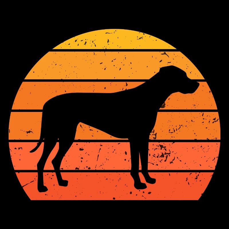 Rhodesian Ridgeback Lover Gifts Vintage Sunset Dog