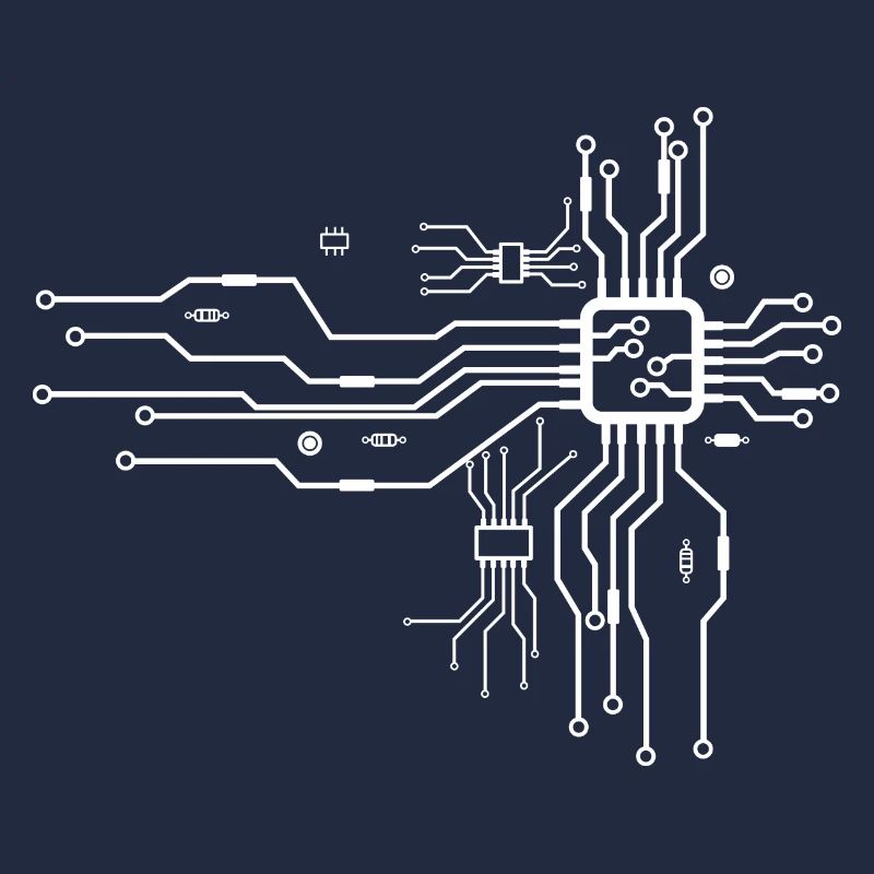 Computer CPU Herz - lustiges Geschenk Informatik