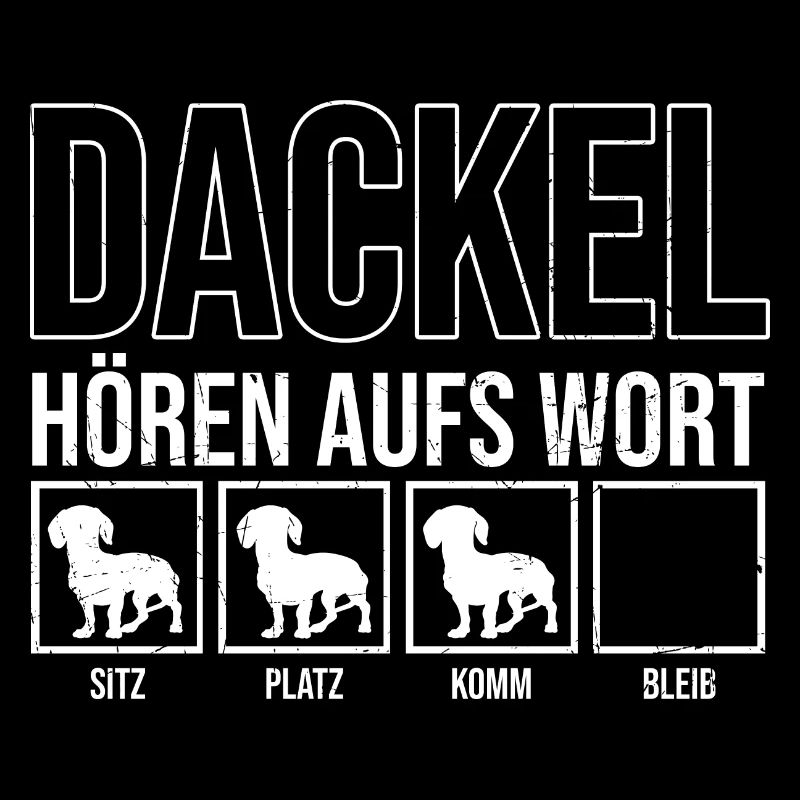 Dackel hören aufs Wort Lutsiges Dachshund & Dackel