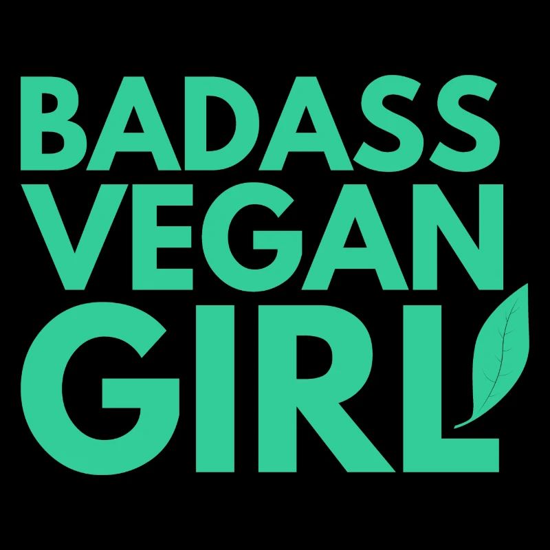 Badass Veganes Mädchen