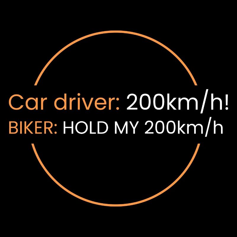 for motorcyclists 200km/h are nothing