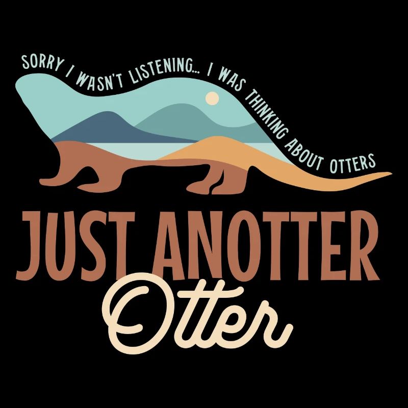 Ein Otter, ironisches Sprichwort, Waldtier