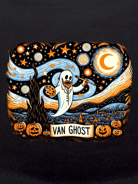Van Ghost Art Professeur d’Halloween