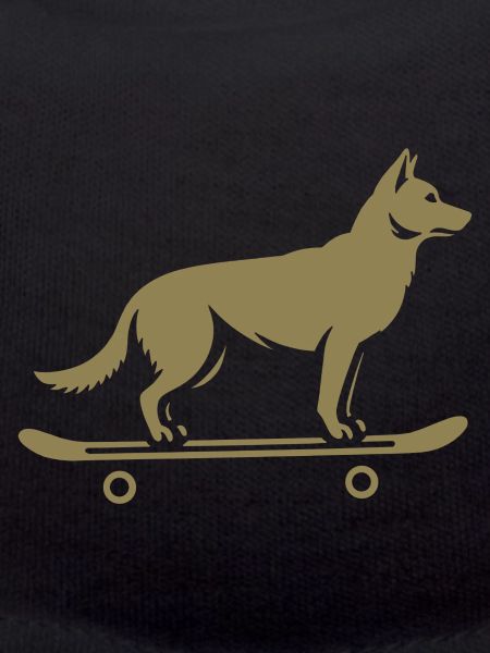 Dog Shepherd Skateboard Skateboarder