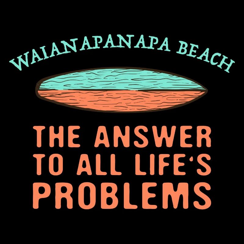 Waianapanapa Beach Answer To All Life's Problems