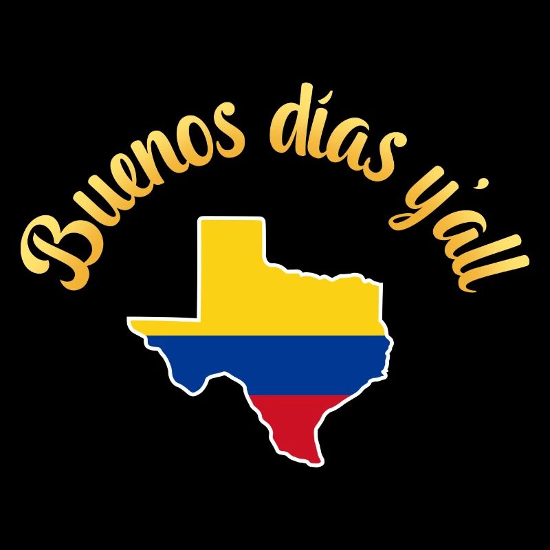 Kolumbianisch-texanisches Design für Einwanderer
