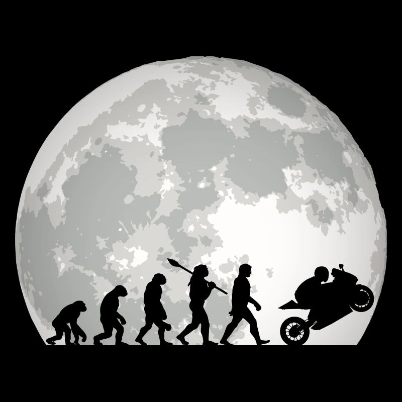 Motorcycle Evolution Vintage Superbike Biker