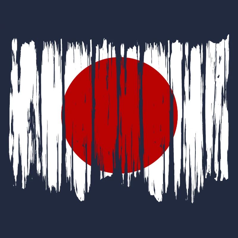 Drapeau du Japon utilisé Look Nihon drapeau japonais