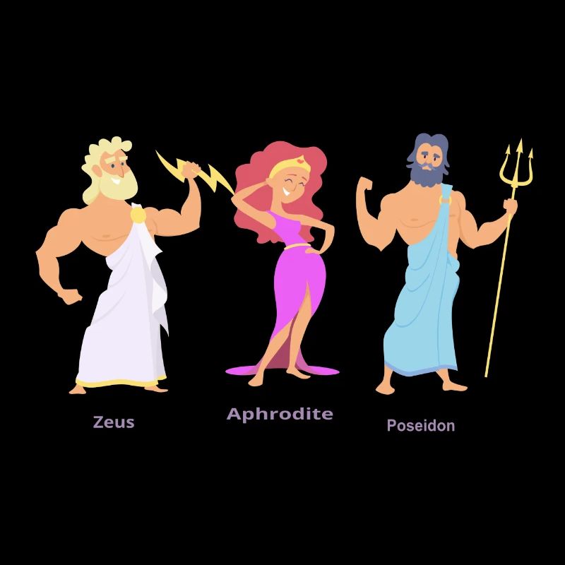 ZEUS APHRODITE POSEIDON