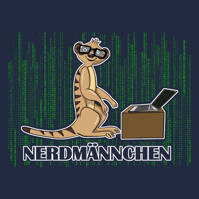 Computer Informatik Nerd Nerdmännchen für