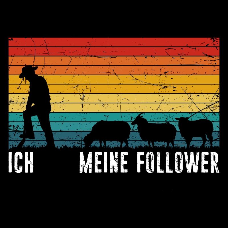 Ich & Meine Follower Schafe Hirte Schäfer Schäfche