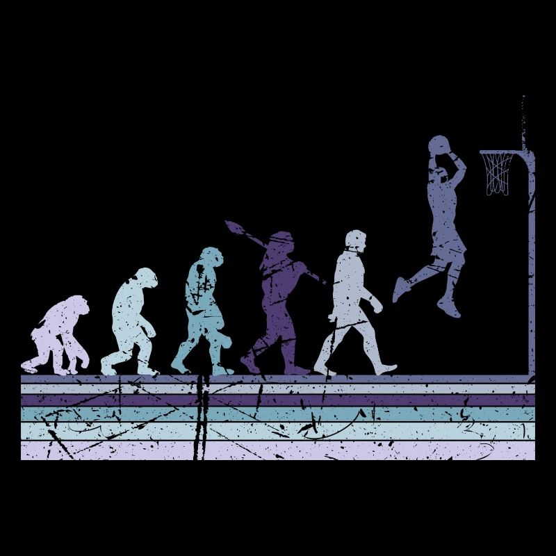 Basketball Sports Evolution for BBall Lovers Dunk