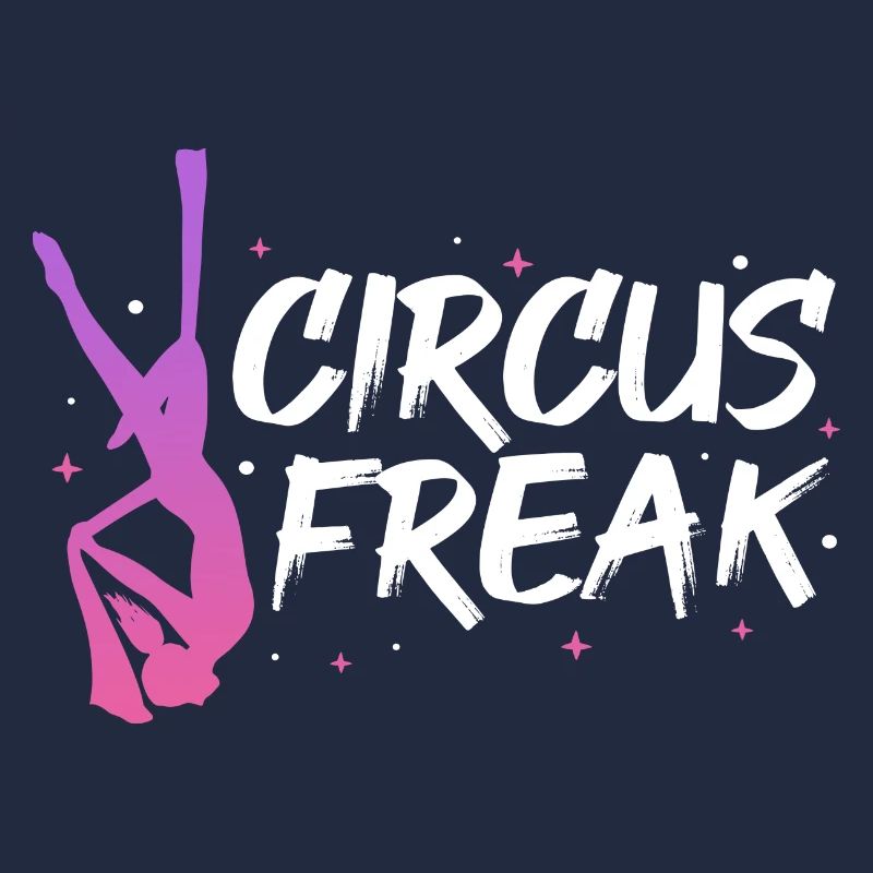 circus freak Design for a circus exercises fan