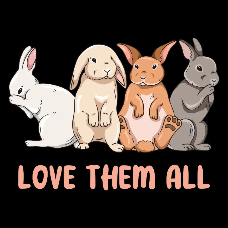 Conception de lapin mignon pour les propriétaires de lapins