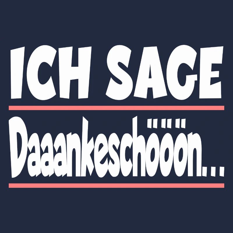 Ich sage Dankeschön für einen Kollege oder