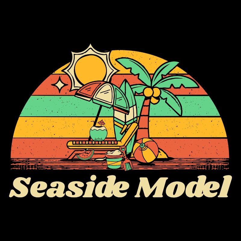 Seaside Model Beach Social Media Influencer Ocean