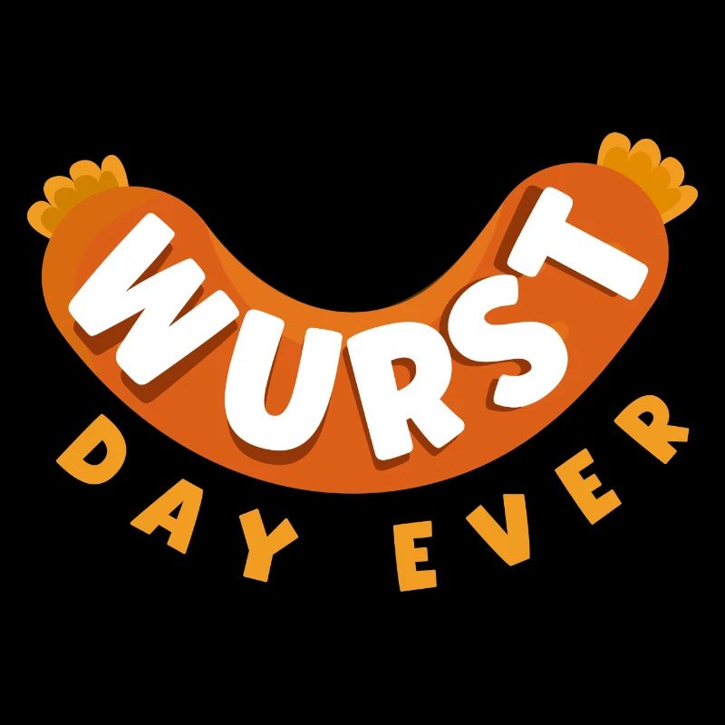 German Germany German Flag Wurst Day Ever Pun