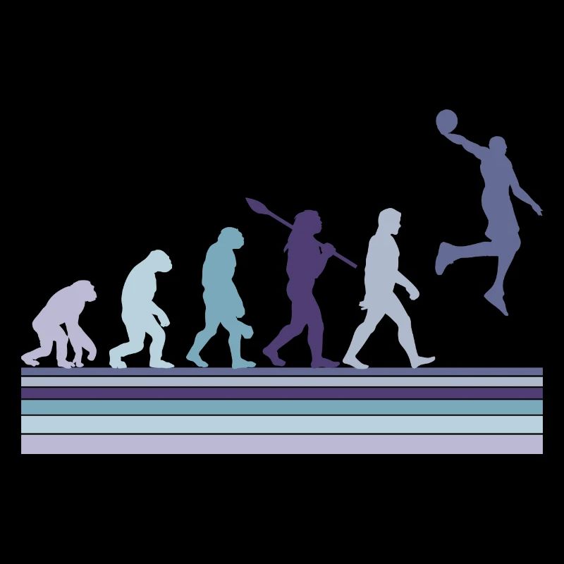 Basketball Sports Evolution for BBall Lovers Dunk