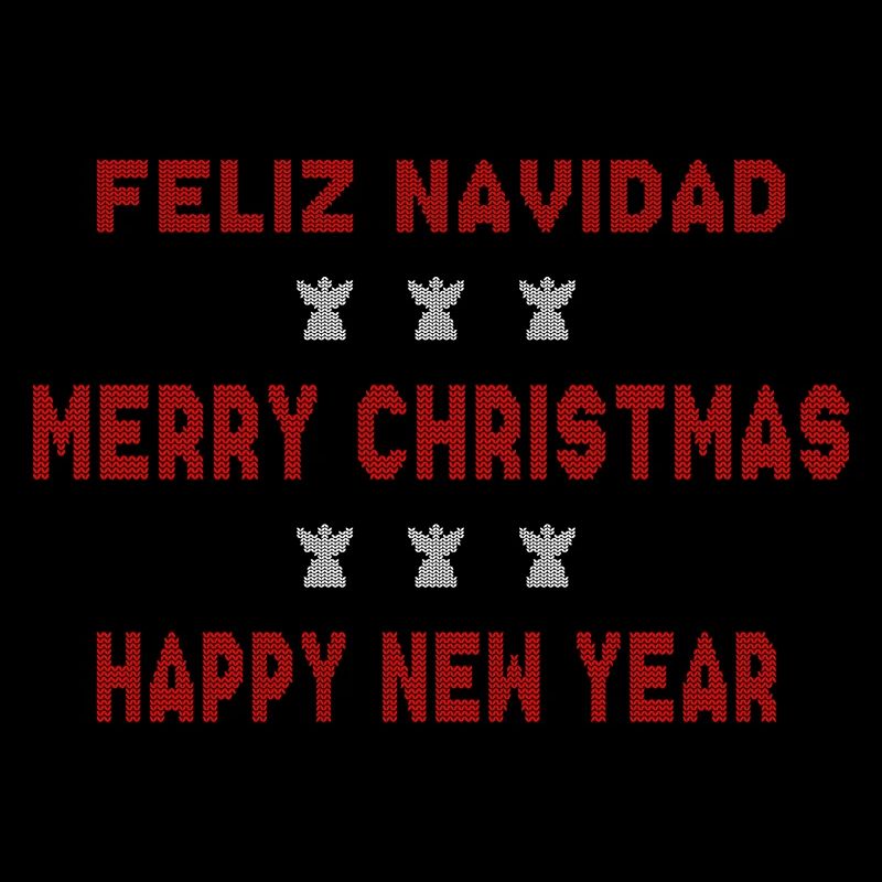 feFeliz Navidad et Joyeux Noël et Joyeux Réveillon