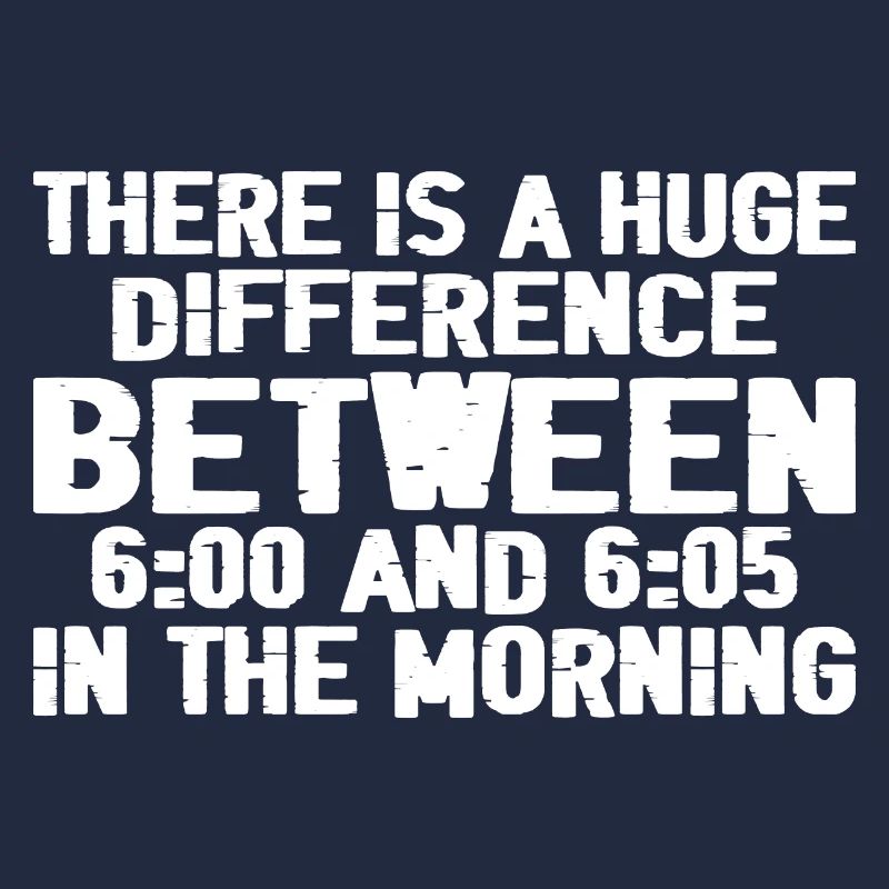 Il y a une différence entre 6:00 et 6:05 3