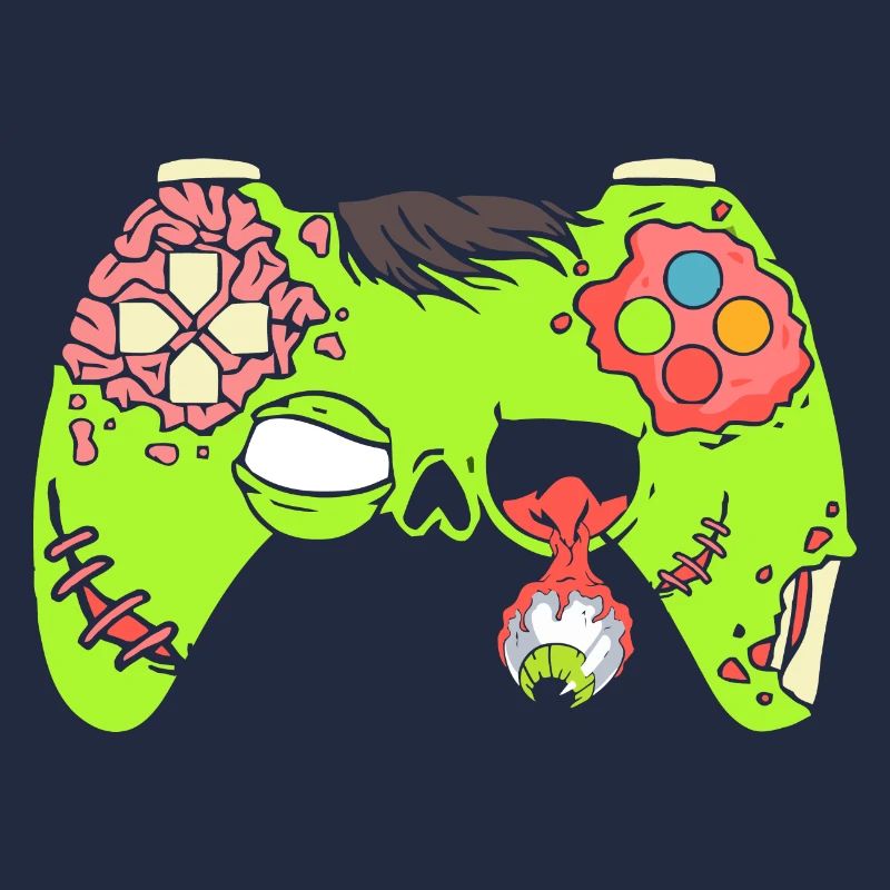 Halloween Zombie Gaming Controller