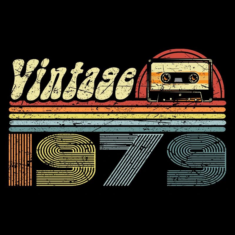 Vintage 1979 Cassette Mixtape - 42e anniversaire