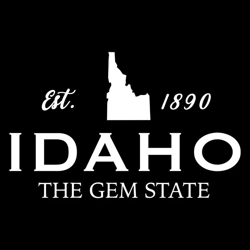 Idaho Est 1890 The Gem State US
