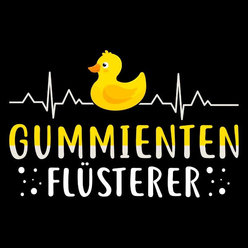 Badeente Gummienten Flüsterer Herzschlag