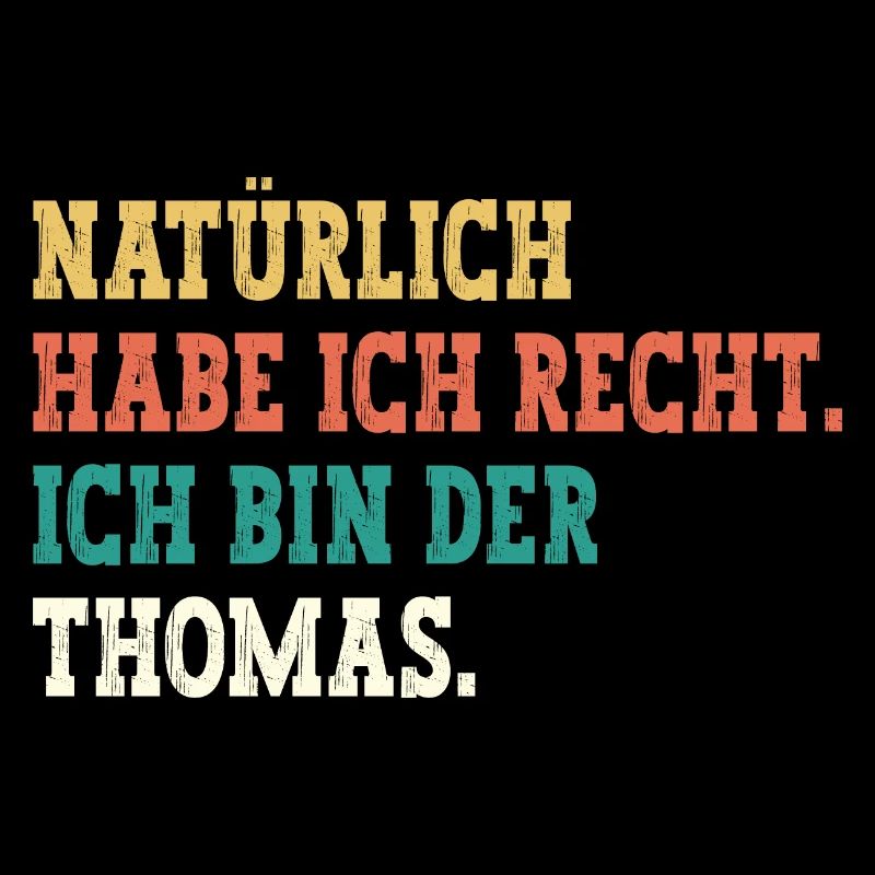 Thomas Lustiger Spruch Vorname Name Thomas